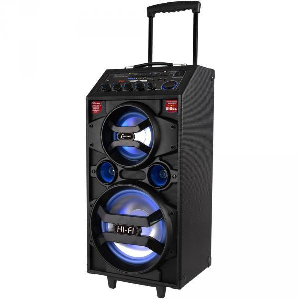 Caixa Amplificadora CA318 300W RMS USB/MP3 Preto - LENOXX - Lenoxx